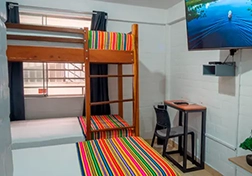 Alquiler de cuartos baratos en Lima, Habitación Triple en Magdalena del Mar.